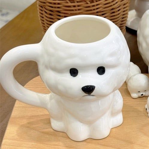  Bát, Cốc, Gác Đũa Gốm Cún Xù 