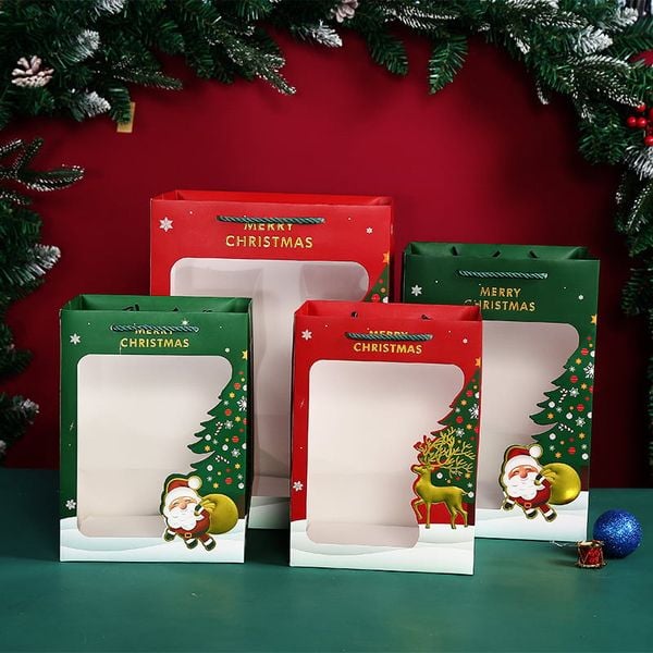  Túi Quà Cửa Sổ Chủ Đề Giáng Sinh 