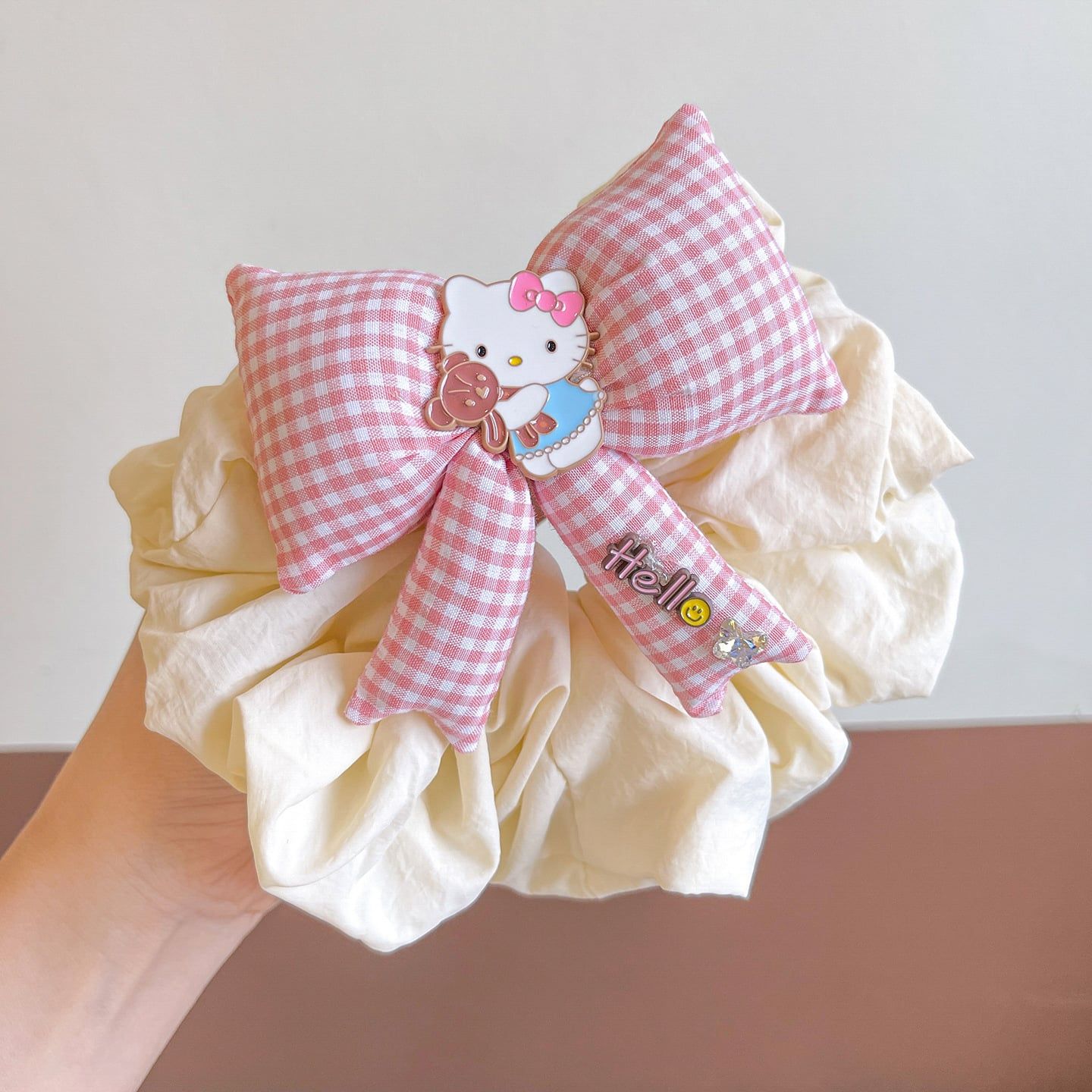  Scrunchie Nơ Hello Kitty 