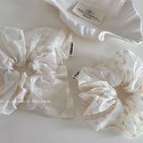  Scrunchies Thêu Hoa Nhỏ 