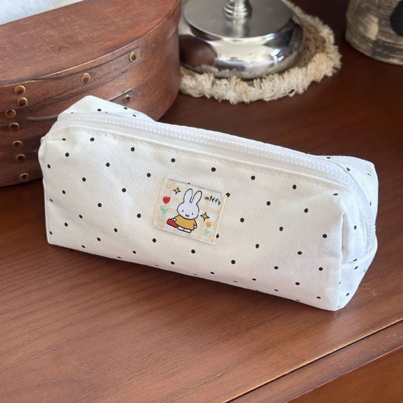  Túi Pouch Miffy Chấm Bi 