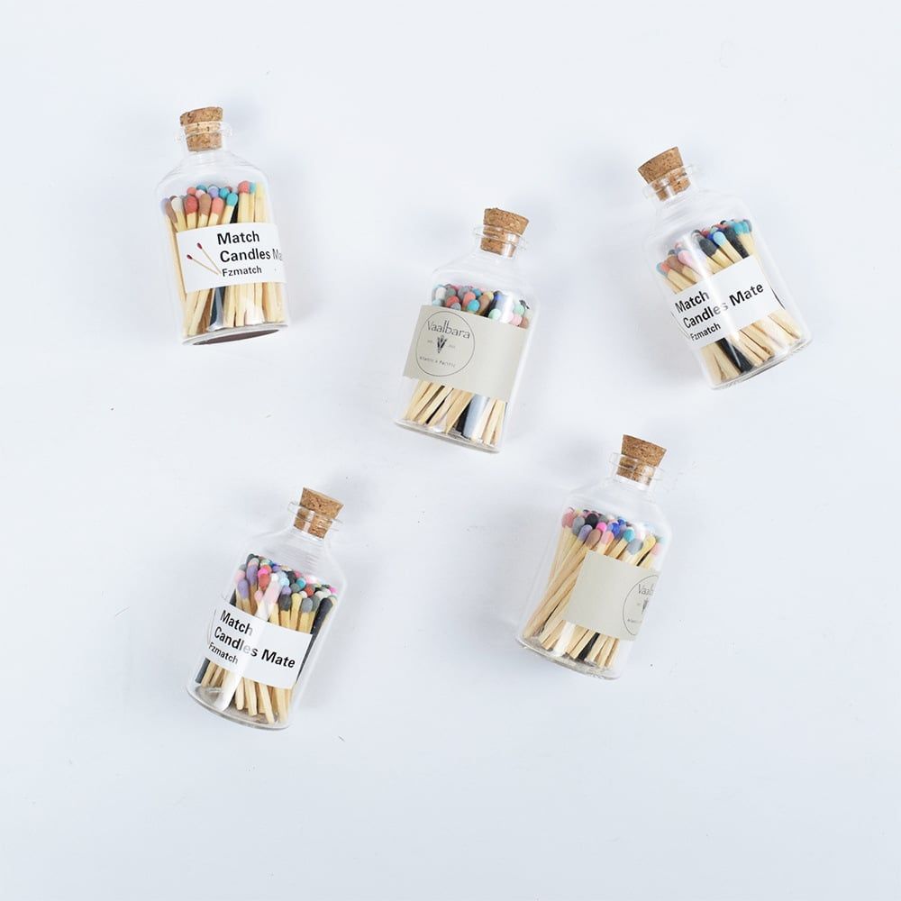  Lọ Diêm Thuỷ Tinh Match Candles Mate 
