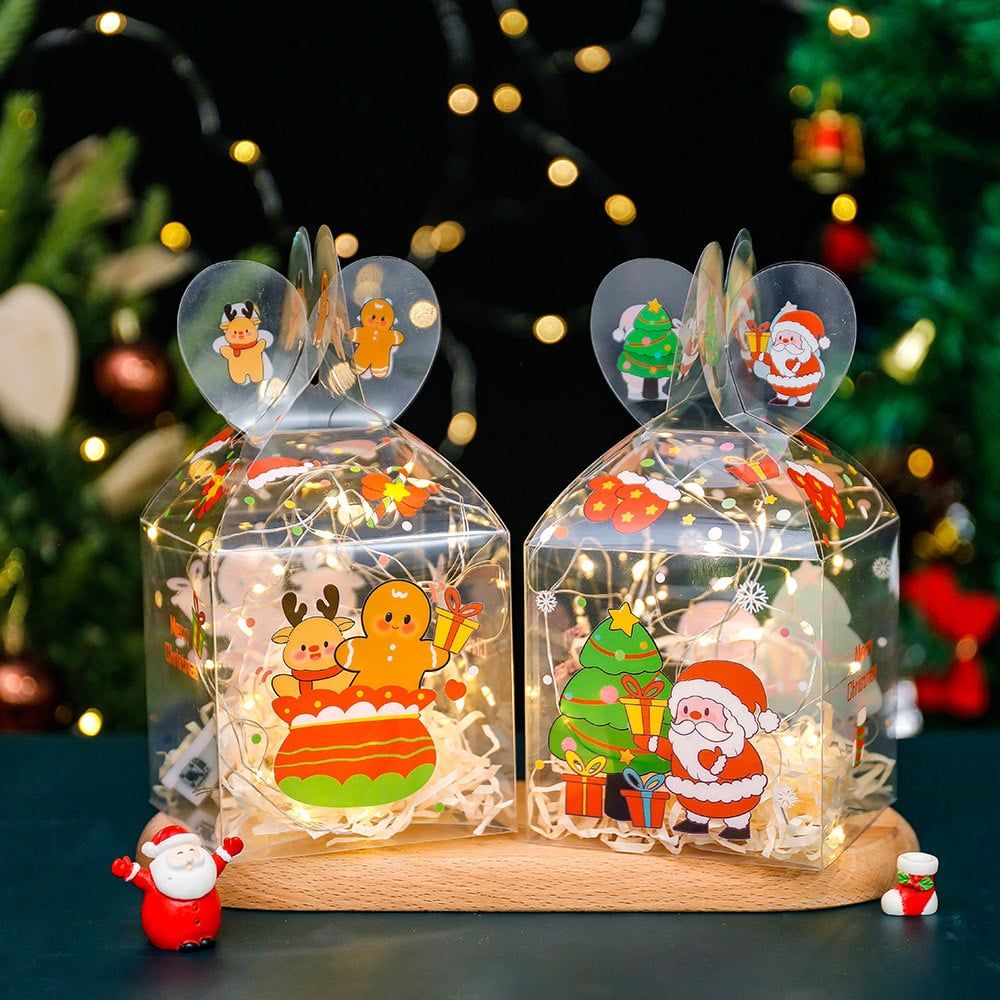  Hộp Quà Giáng Sinh Trong Suốt 