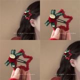  Kẹp Tóc Ngôi Sao Nhung Đỏ 