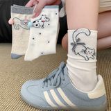  Tất Mèo Đuôi Nơ 