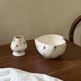  Bát Pha Matcha Trái Tim Vẽ Tay 