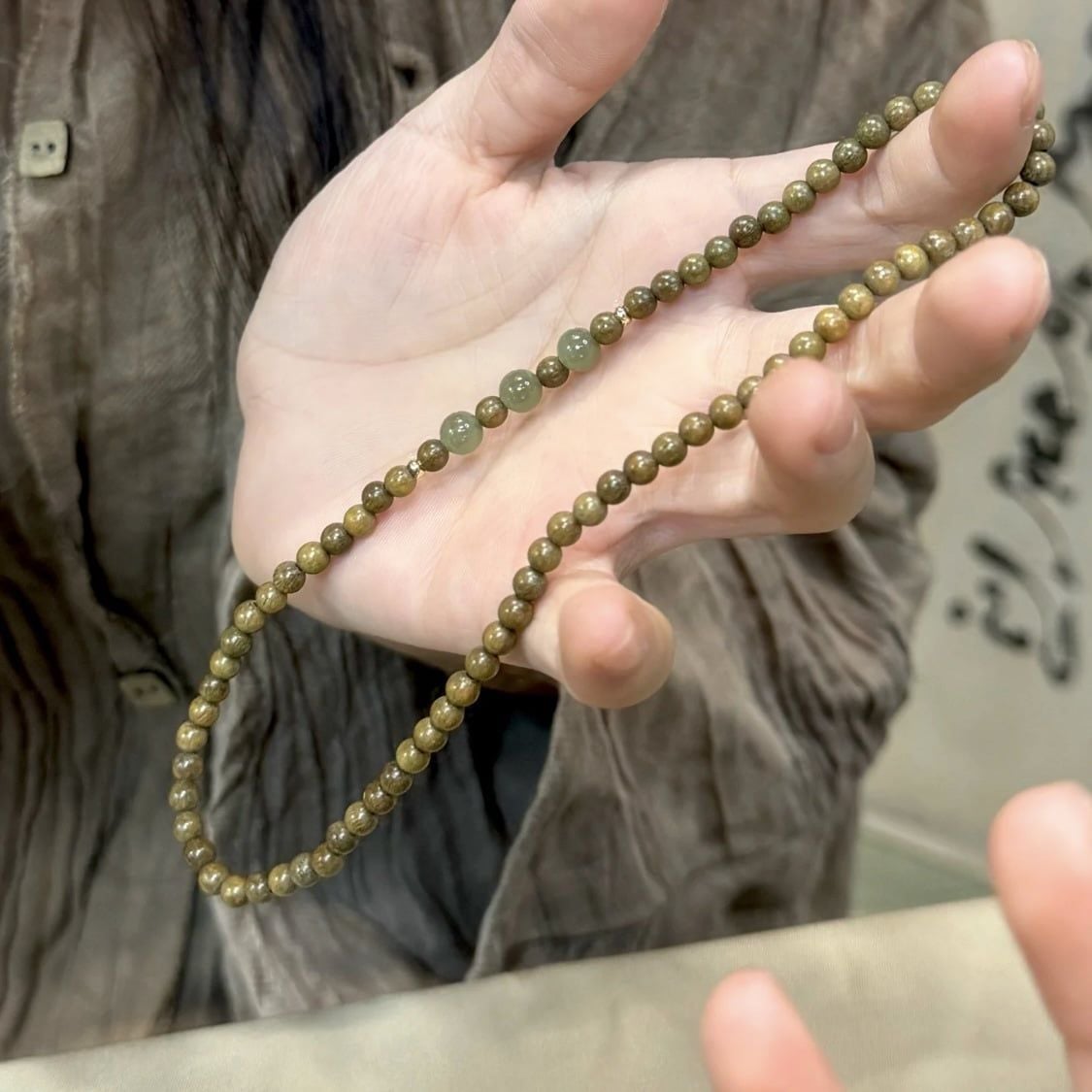  Vòng Tay Gỗ Đàn Hương Xanh Argentina 