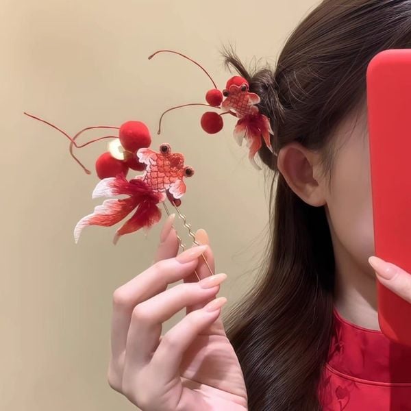  Trâm Cài Tóc Cá Chép Phú Quý 