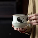  Cốc Trà Sứ Hình Chú Mèo Đáng Yêu 