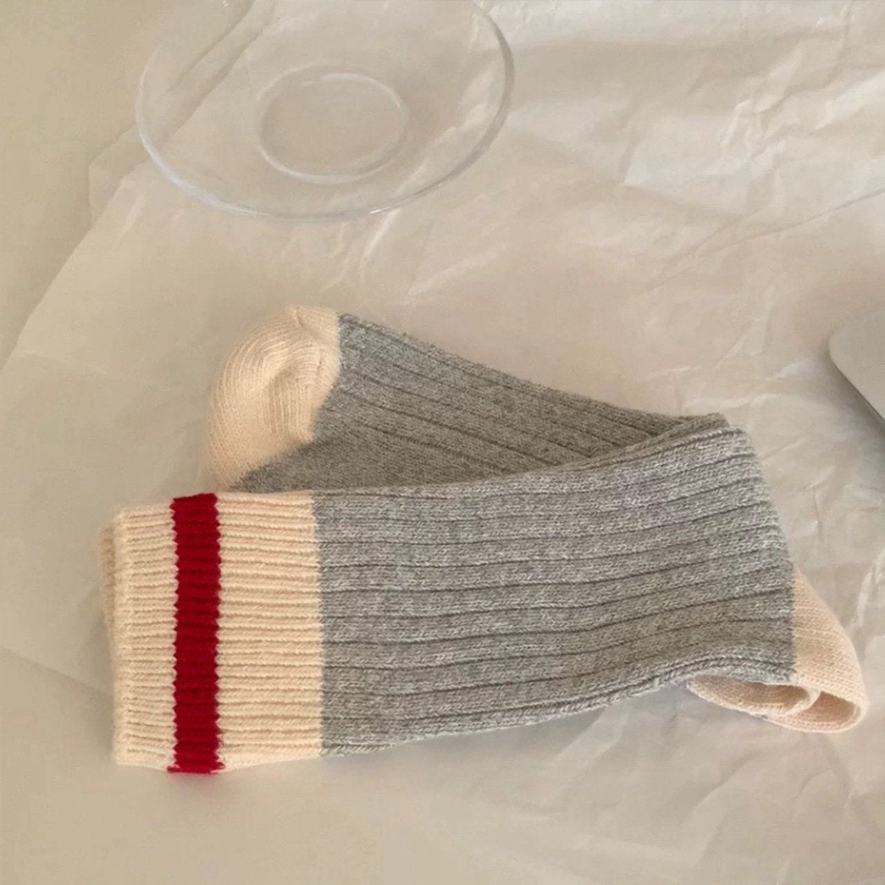  Tất Len Dài Hoạ Tiết Cổ Điển Hàn Quốc 