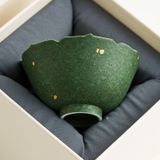  Chén Trà Lục Diệp Điểm Kim 