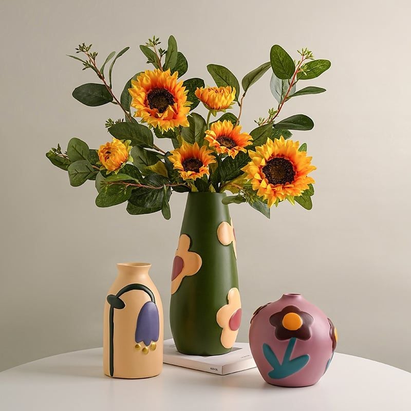  Bình Hoa Gốm Painting 