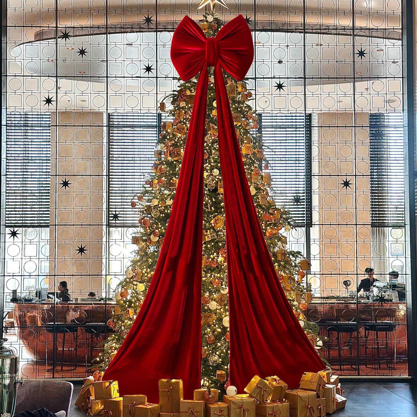  Nơ Nhung Trang Trí Giáng Sinh 