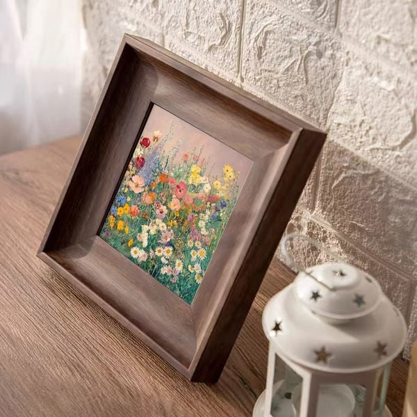  Khung Ảnh Gỗ Óc Chó (16 x 16cm) 
