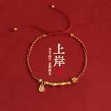  Vòng Tay Dây Đan Tre Vàng 