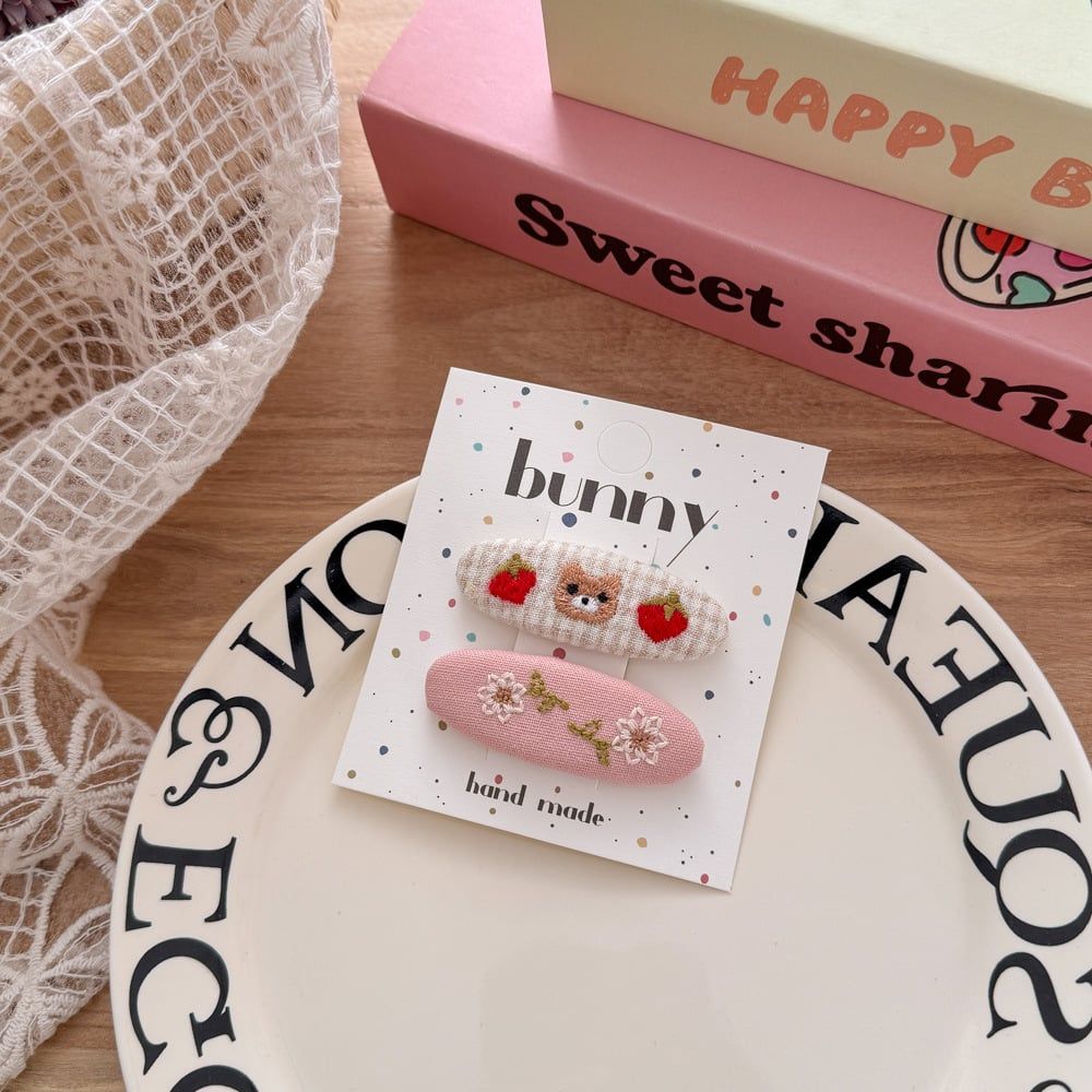  Kẹp Vải Thêu Thủ Công 