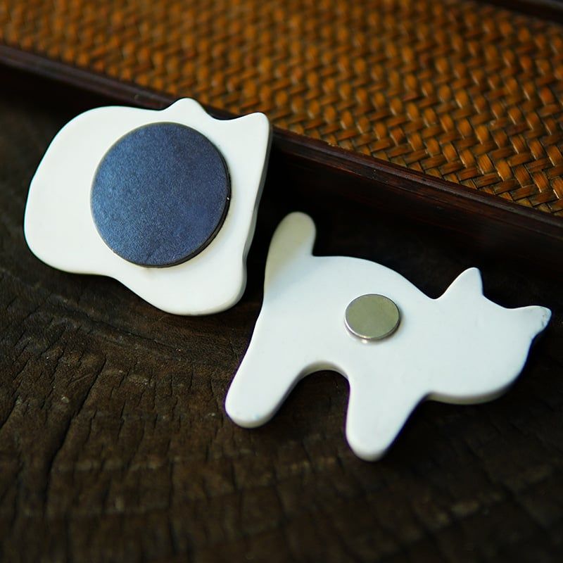  Dán Tủ Lạnh Mèo Gốm 