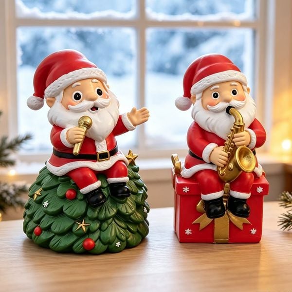  Tượng Trang Trí Giáng Sinh Ông Già Noel Mini 