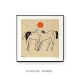  Tranh Song Mã Dưới Nhật Hồng 