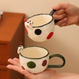  Cốc Gốm Mèo Rong Chơi 