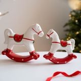  Ngựa Gốm Bập Bênh Giáng Sinh 