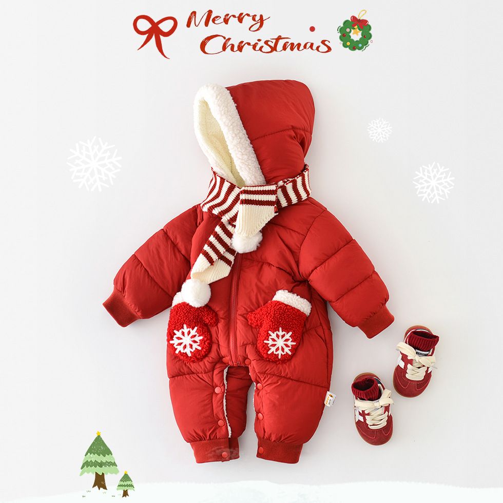  Bộ Jumpsuit Santa Hoạ Tiết 