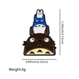  Ghim Cài Áo Ghibli 