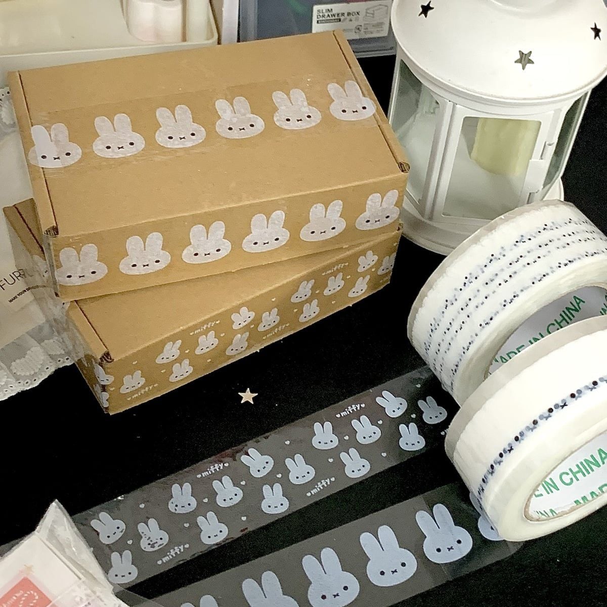  BST Băng Dính, Miếng Dán Miffy Dễ Thương 