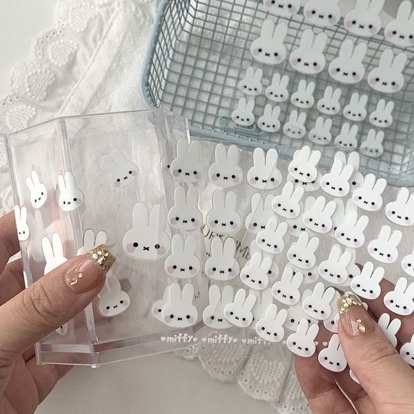  BST Băng Dính, Miếng Dán Miffy Dễ Thương 