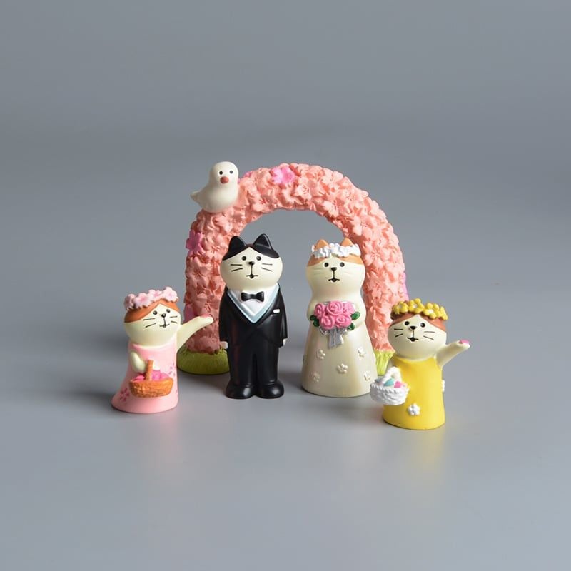  Set Tượng Mèo Mini 