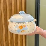  Bát Úp Mỳ Chú Mèo Đám Mây Đáng Yêu 