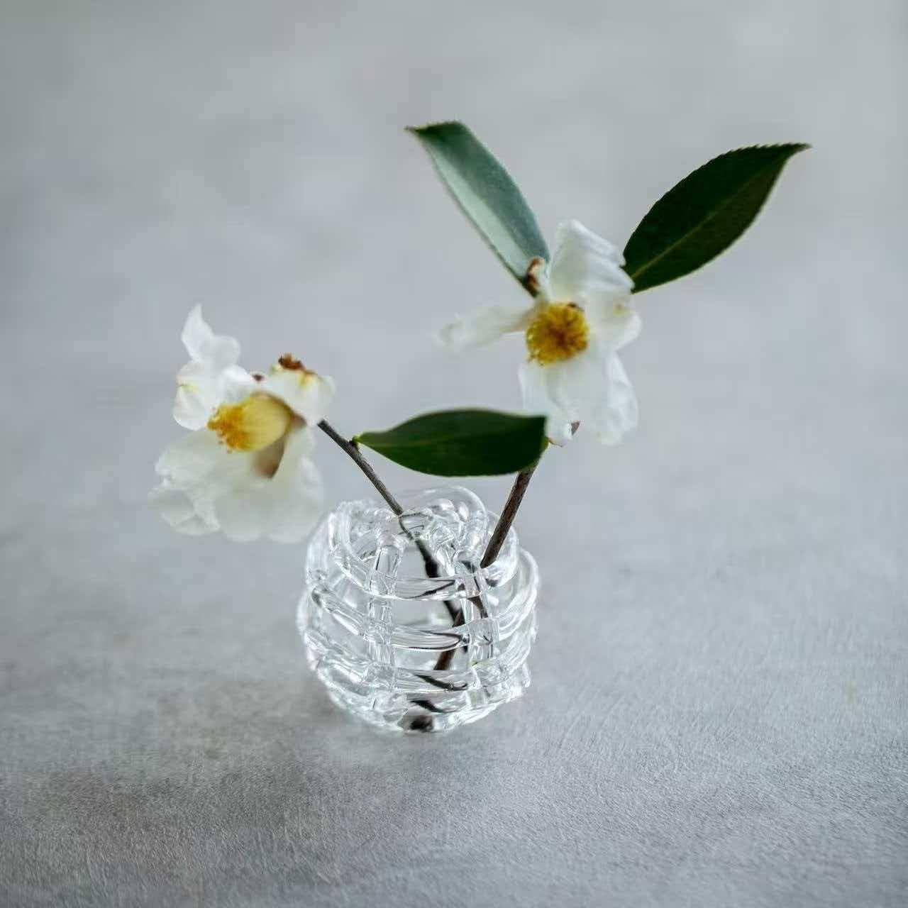  Bát Thủy Tinh & Cầu Lưới Cắm Hoa 