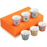  Bộ Chén Trà Gốm Sứ Sắc Màu 