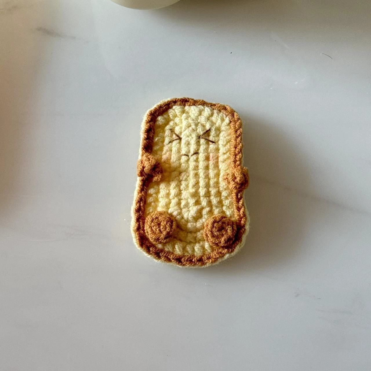  Kẹp Tóc Len Bánh Mì Kem 