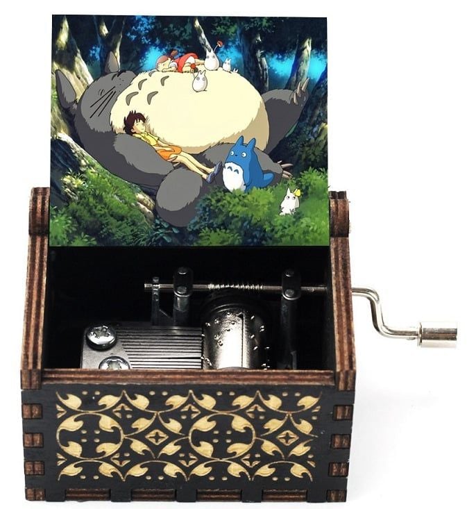  Hộp Nhạc Gỗ Hoạt Hình Retro 