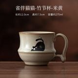 Cốc Trà Sứ Hình Chú Mèo Đáng Yêu 