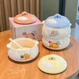  Bát Úp Mỳ Chú Mèo Đám Mây Đáng Yêu 
