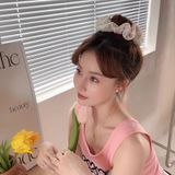  Scrunchies Hoa Viền Xanh 