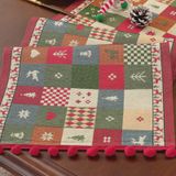  Khăn Trải Bàn Noel Vintage Patchwork 