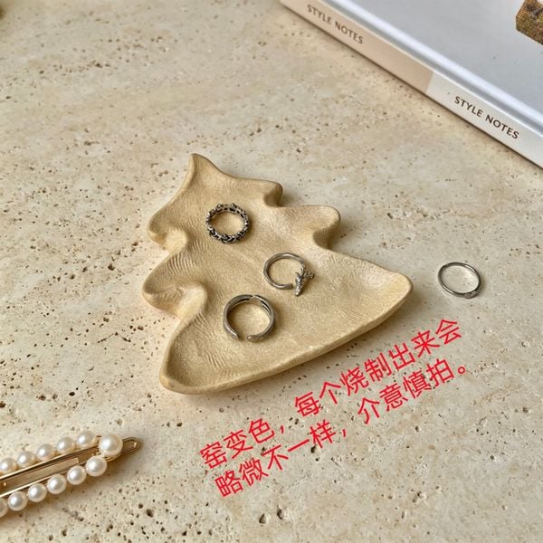  Khay Đựng Trang Sức Gốm Sứ Cây Thông 