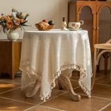  Khăn Trải Bàn Tua Rua Kiểu Pháp 