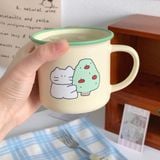  Cốc Gốm Mèo Ôm Cây 