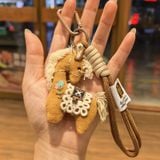  Móc Treo Ngựa Pony Thêu Hoa 