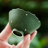  Chén Trà Lục Diệp Điểm Kim 