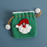  Túi Rút Len Móc Giáng Sinh 