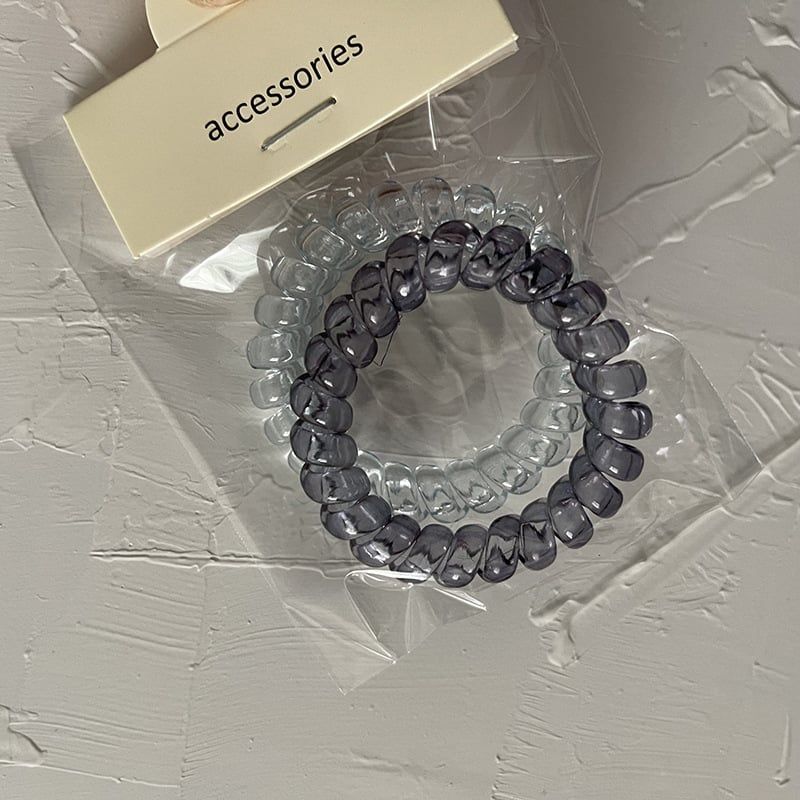  Set 2 Dây Buộc Tóc Lò Xo 