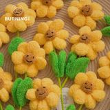  Cành Hướng Dương Bông Xù 