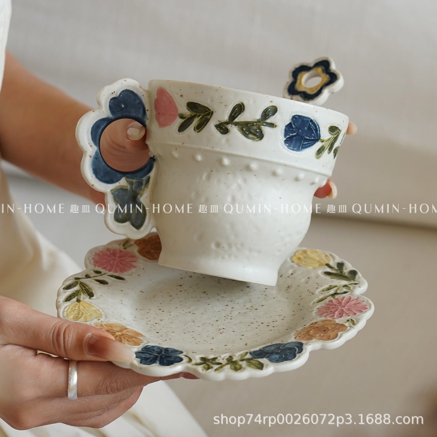  Set Tách Vườn Hoa Retro 