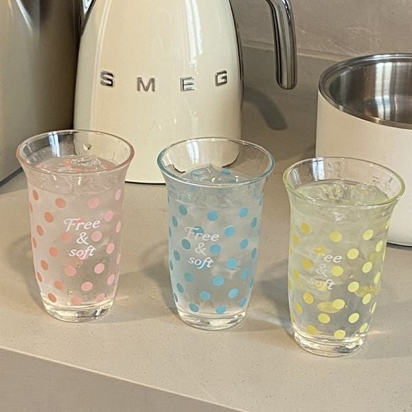  Cốc Thủy Tinh Candy Dot 
