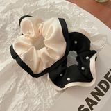  Scrunchie Ngọc Trai Đen Trắng 